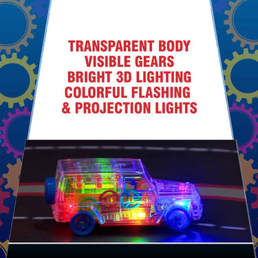 Automatic Transparent Car with Light & Music