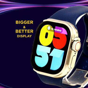 4 in 1 Big Screen Bluetooth Calling Smart Watch With Free Wireless Bluetooth Earpods (BCSW31)