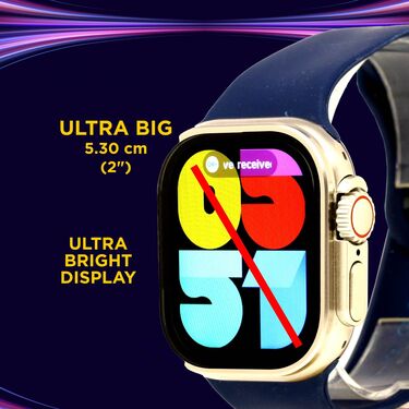 4 in 1 Big Screen Bluetooth Calling Smart Watch With Free Wireless Bluetooth Earpods (BCSW31)
