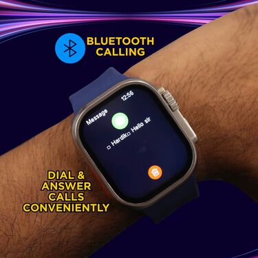 4 in 1 Big Screen Bluetooth Calling Smart Watch With Free Wireless Bluetooth Earpods (BCSW31)