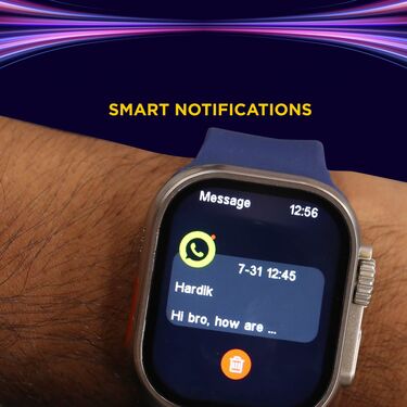 4 in 1 Big Screen Bluetooth Calling Smart Watch With Free Wireless Bluetooth Earpods (BCSW31)
