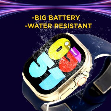 4 in 1 Big Screen Bluetooth Calling Smart Watch With Free Wireless Bluetooth Earpods (BCSW31)