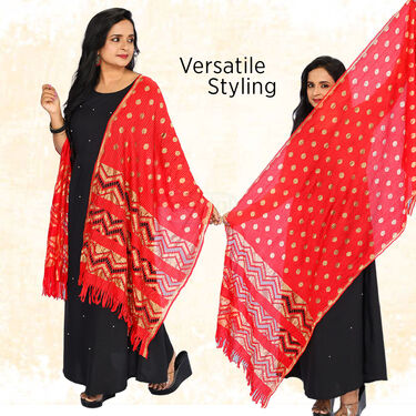 Buy 2 Get 2 Banarasi Inspired Dupattas (4BD-1)