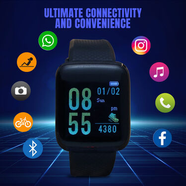 Smart Watch ID116 With Ultrapods Pro (BCSW14)