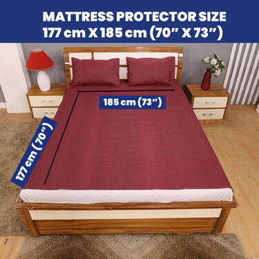 Buy 1 Get 1 Double Mattress Protector Sheet with 2 Pillow Protector Free (DMP6)