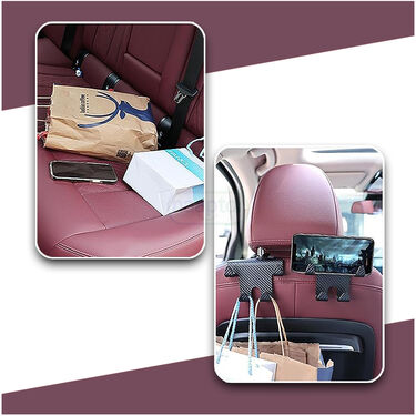 Car Backseat Headrest Hook - Pack of 2 (CHNHP2)