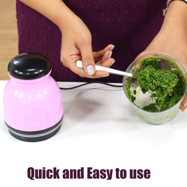 10 Seconds Powerful Onion & Vegetable Electric Chopper (EC3)