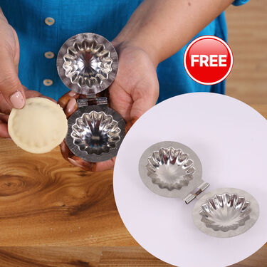 Chapati & Puri Maker + 5 Pcs Stainless Steel Sweet Snack Maker (CP3)