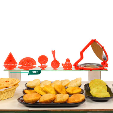 Chapati & Puri Maker + Free 5 Pcs Snack Maker (CP5)