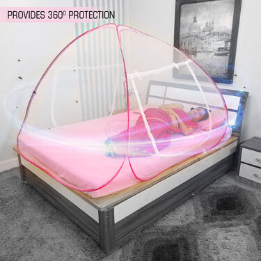 Foldable Double Bed Mosquito Net Buy 1 Get 1 Free (DMN2)