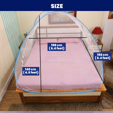 Foldable Double Bed Mosquito Net Buy 1 Get 1 Free (DMN2)