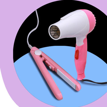 Foldable Hair Dryer + Hair Straightener (SD2)