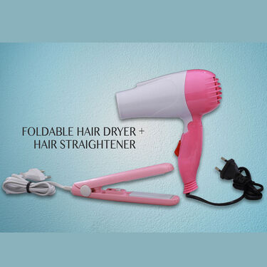 Foldable Hair Dryer + Hair Straightener (SD2)