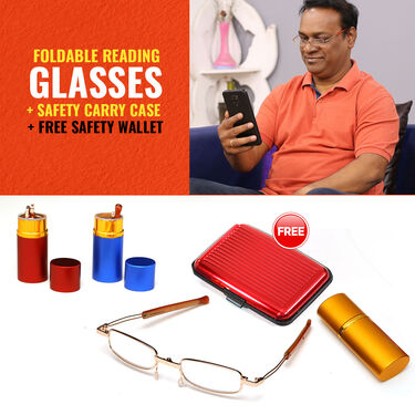 Folding Reading Glasses with Free Wallet (FRG31)