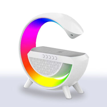 G Shape Wireless Speaker with Color Light