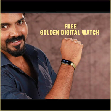 Golden Touch Screen Digital Watch (DW3) - B1G1