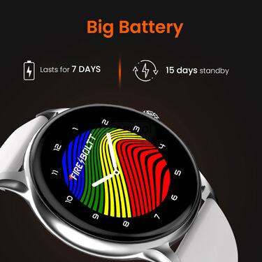 HD Full Touch Bluetooth Calling Round Hurricane SmartWatch with 4 Days Battery Reassured (FB2)