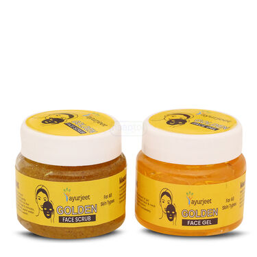 Instant Golden Glow Combo - Scrub + Gel