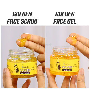 Instant Golden Glow Combo - Scrub + Gel