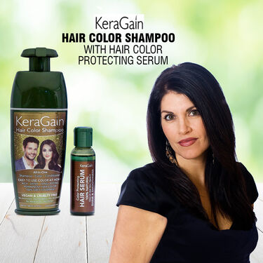 Keragain Hair Color Shampoo & Color Protecting Hair Serum