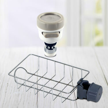 Kitchen Rotating Jet Tap with Holder