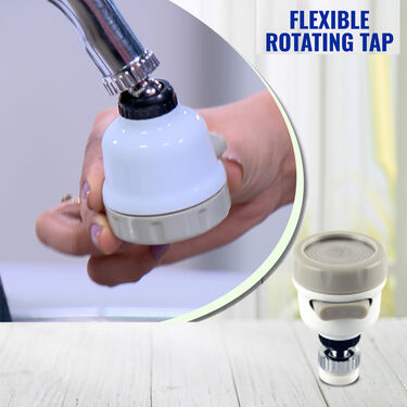 Kitchen Rotating Jet Tap with Holder