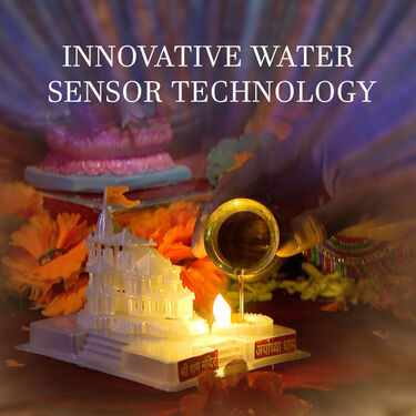 Ayodhya Ram Mandir Water Sensor Diya (L54)