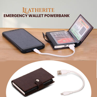 Leatherite Emergency Wallet Powerbank (PB4)