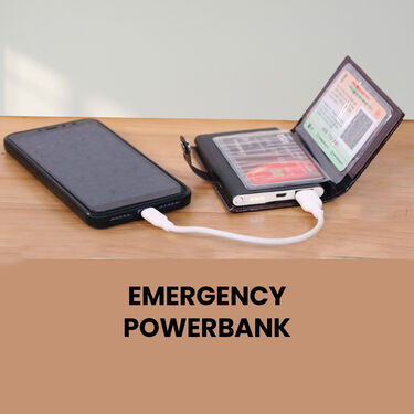 Leatherite Emergency Wallet Powerbank (PB4)