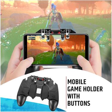 Mobile Game Holder With Buttons