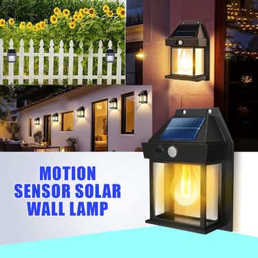 Motion Sensor Solar Wall Lamp (D1)