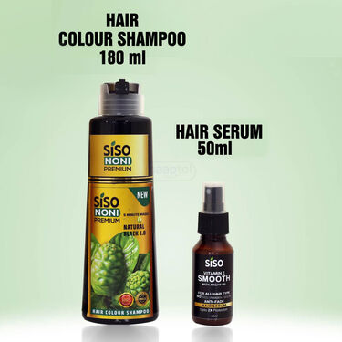 Noni Hair Color Shampoo with Free Anti Fade Hair Serum