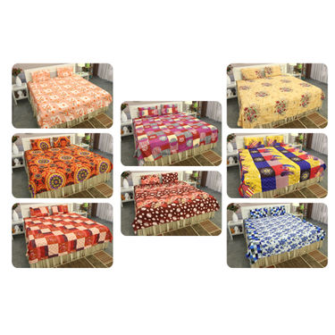 Pack of 8 Beautiful Floral Bedsheets (8BS25)