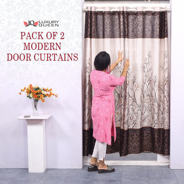 Pack of 2 Modern Door Curtains (CU2)