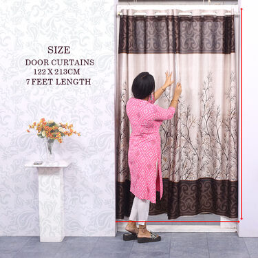 Pack of 2 Modern Door Curtains (CU2)