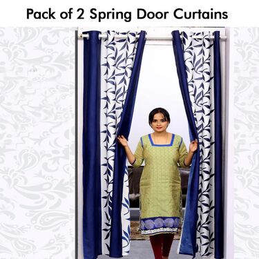 Pack of 2 Spring Door Curtains (CU1)
