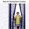 Pack of 2 Spring Door Curtains (CU1)