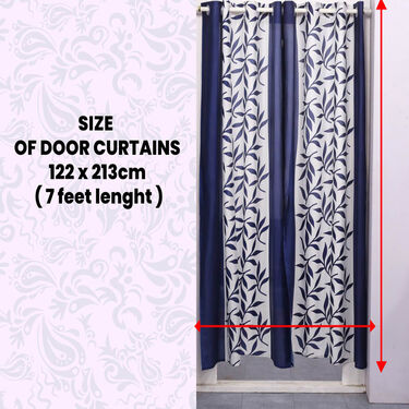 Pack of 2 Spring Door Curtains (CU1)