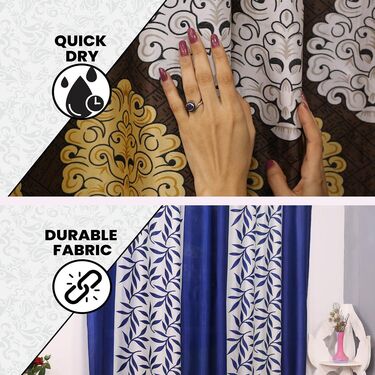 Pack of 2 Spring Door Curtains (CU1)