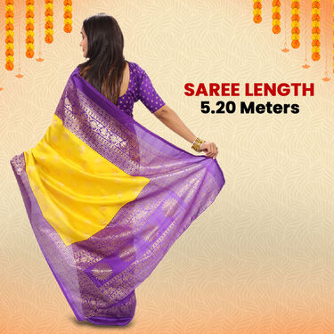Pack of 4 Foil Work Sarees (4FPS1)