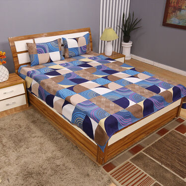 Pack of 5 Classic Dreams Double Bedsheets Set + 1 Double Bedsheet Set Free (5BS8+1)
