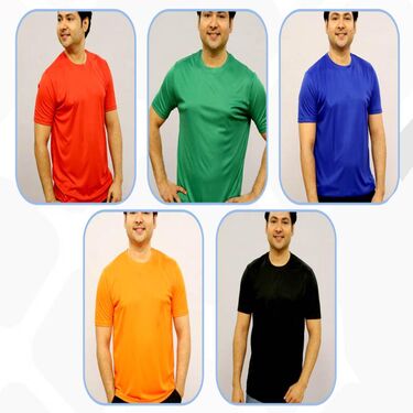 Pack of 5 Round Neck T-shirts (5RT11)