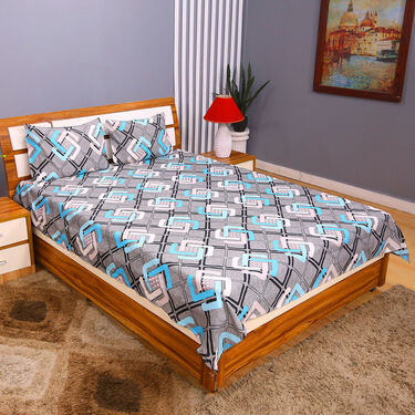 Pack of 7 Beautiful Home Double Bedsheets Set with 2 Blankets (7BS2FB)