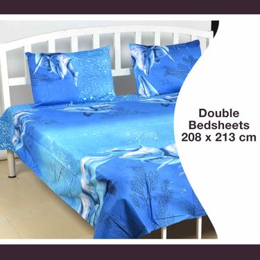 Pack of 8 Premium 3D Print Natures Delight Bedsheet Sets (8BS16 3D)