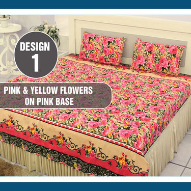 Pack of 8 Bedsheets Floral Garden Collection (8BS8)