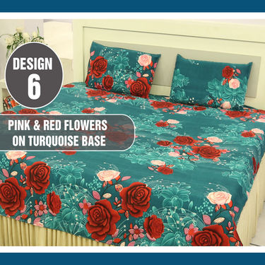 Pack of 8 Bedsheets Floral Garden Collection (8BS8)