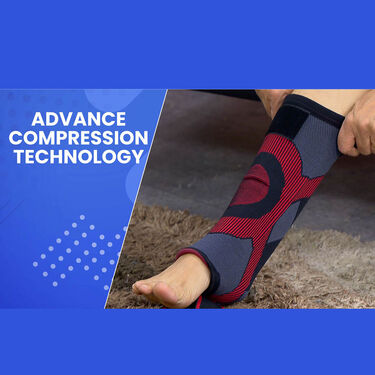 Pack of Two Compression Knee Support Adjustable Strap (PRS14)