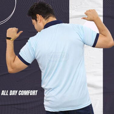 Pack Of 5 Collar T-Shirts With Golden Magnetic Watch (5PTW-3)