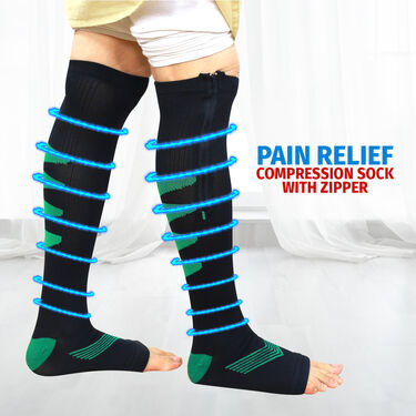 Pain Relief Compression Socks with Zipper (PRS04)