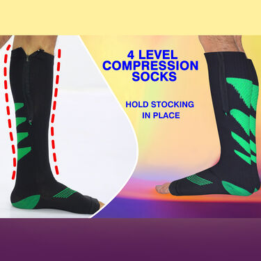 Pain Relief Compression Socks with Zipper (PRS04)